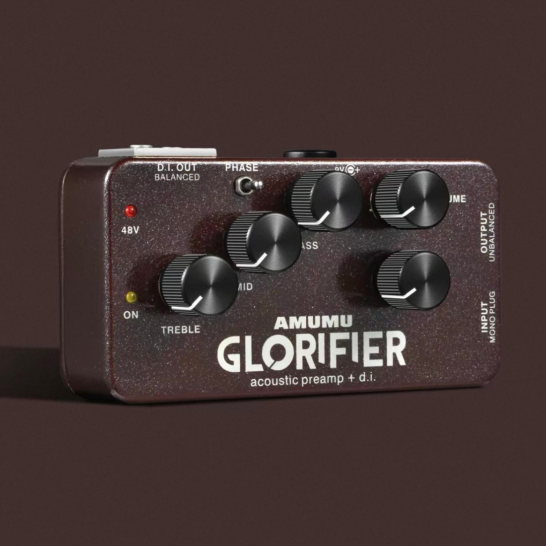 AMUMU GLORIFIER Acoustic Guitar Preamp DI Direct Box