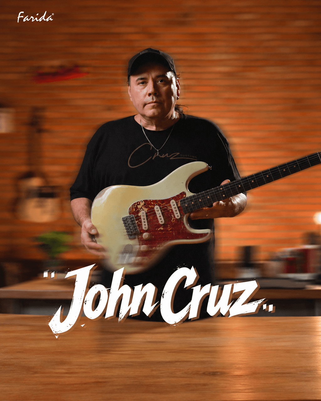 Farida x John Cruz | JC1 Custom Shop Relic Electric Guitar