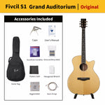 Fivcil S1 Grand Auditorium 41 Inch Acoustic Guitar