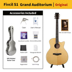 Fivcil S1 Grand Auditorium 41 Inch Acoustic Guitar