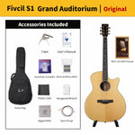 Fivcil S1 Grand Auditorium 41 Inch Acoustic Guitar
