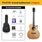 Fivcil S6 Grand Auditorium 41 Inch Acoustic Guitar