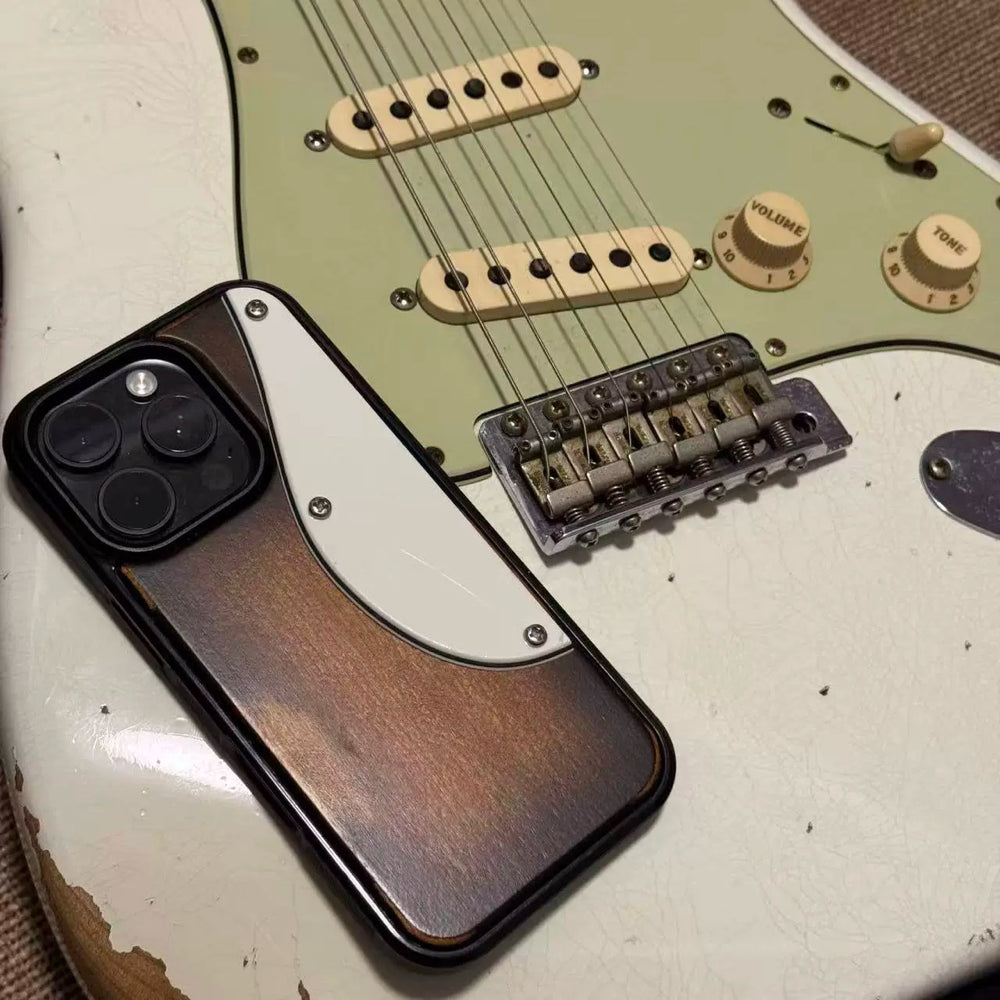GSRetroLab Vintage Electric Guitar iPhone Case