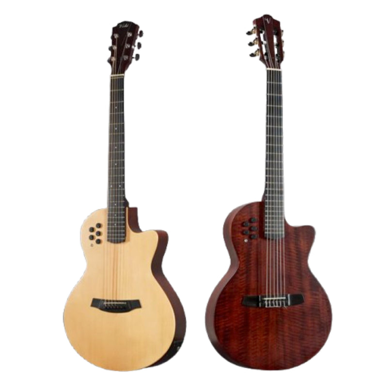 Voki Spotlight Hollow Slim-Body Acoustic-Electric Guitar