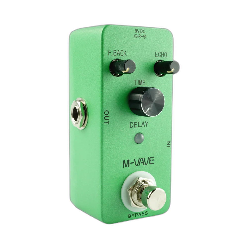 M-VAVE Classic DELAY analog delay pedal controls