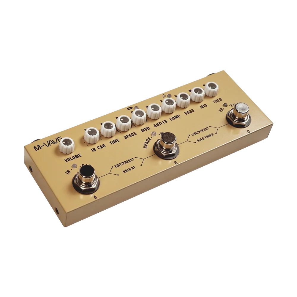 M-VAVE CUBE BABY AC multi-effects processor side view