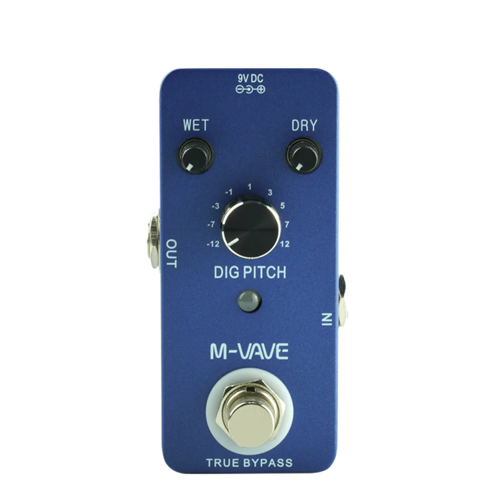 M-VAVE DIG Pitch pitch shifter pedal front view