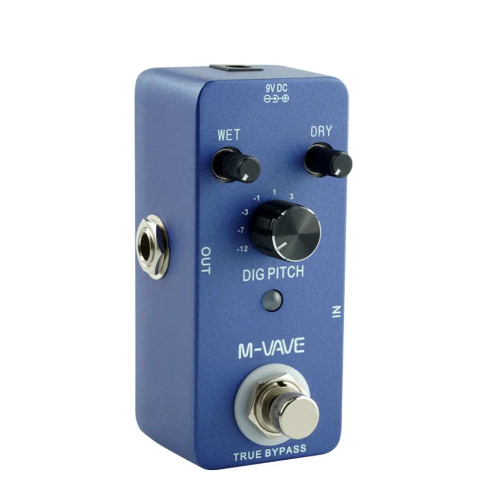 M-VAVE DIG Pitch pitch shifter pedal top view