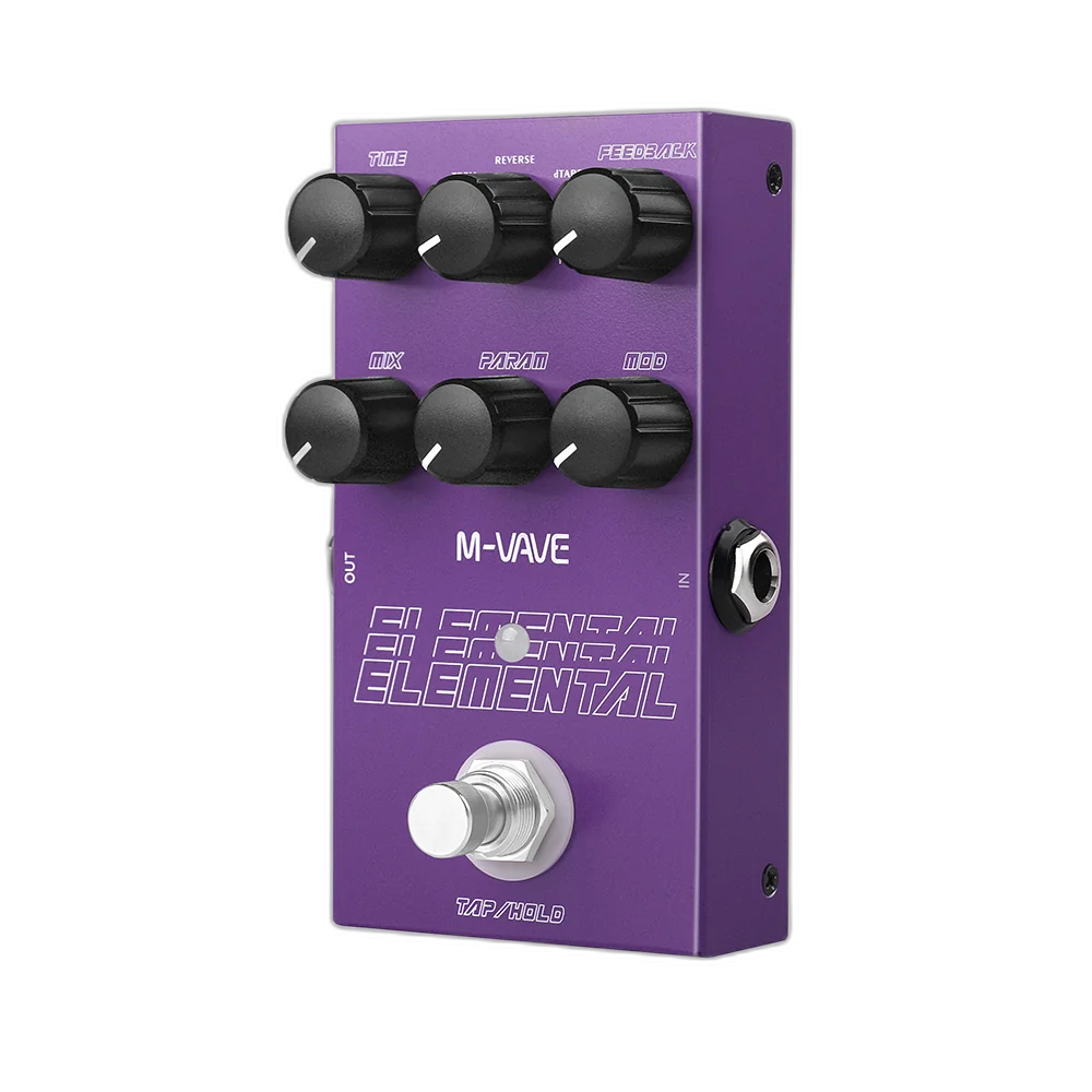 M-VAVE ELEMENTAL digital delay pedal lifestyle