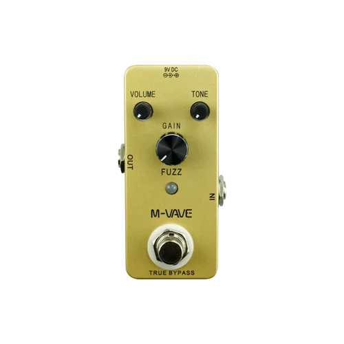 M-VAVE FUZZ vintage fuzz pedal front view