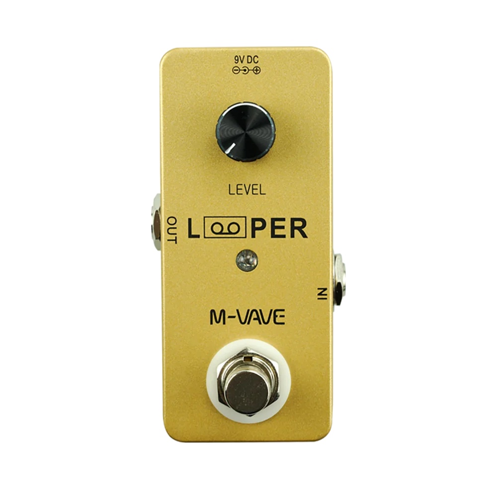 M-VAVE LOOPER compact looper pedal front view