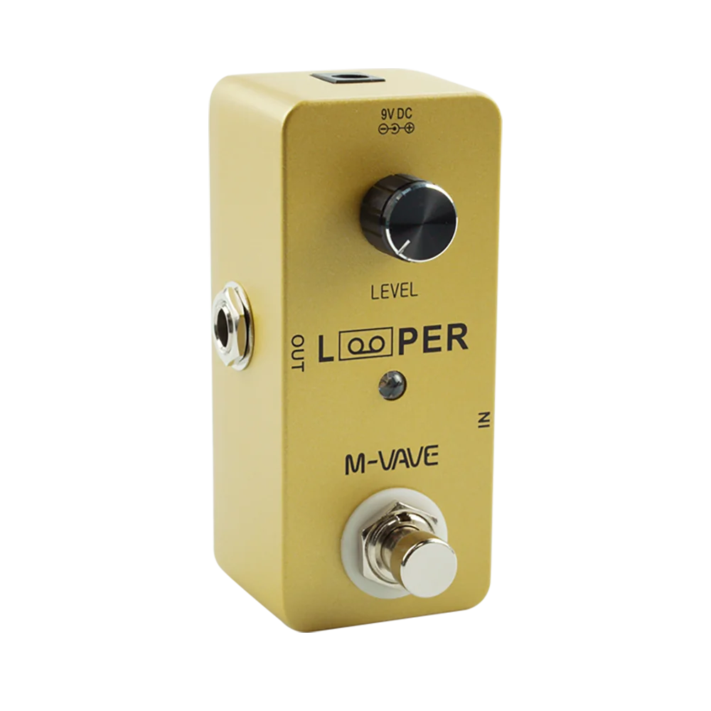 M-VAVE LOOPER compact looper pedal top view