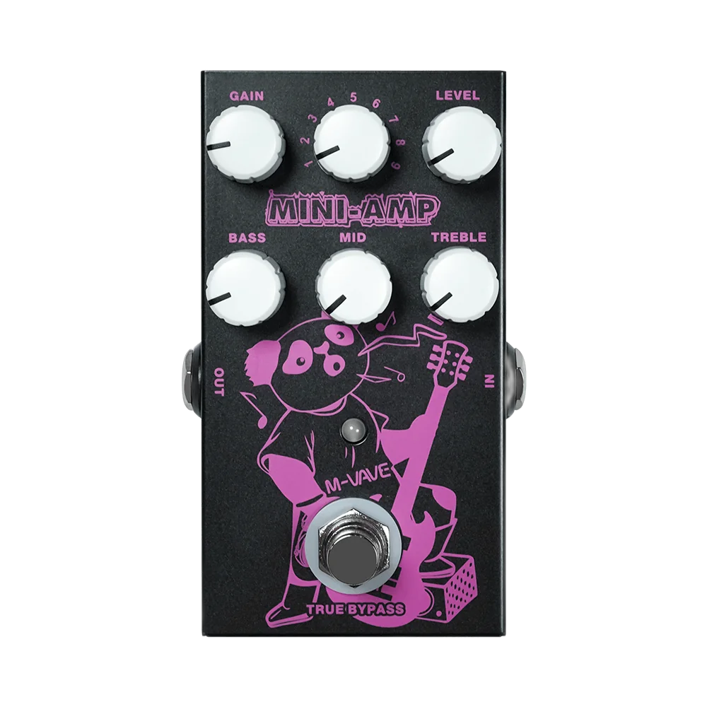 M-VAVE MINI-AMP amp simulator pedal front view