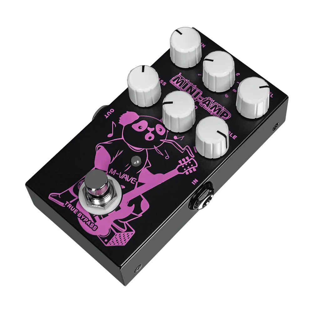 M-VAVE MINI-AMP amp simulator pedal side view