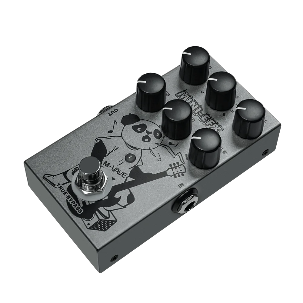 M-VAVE MINI-EFX drive pedal controls