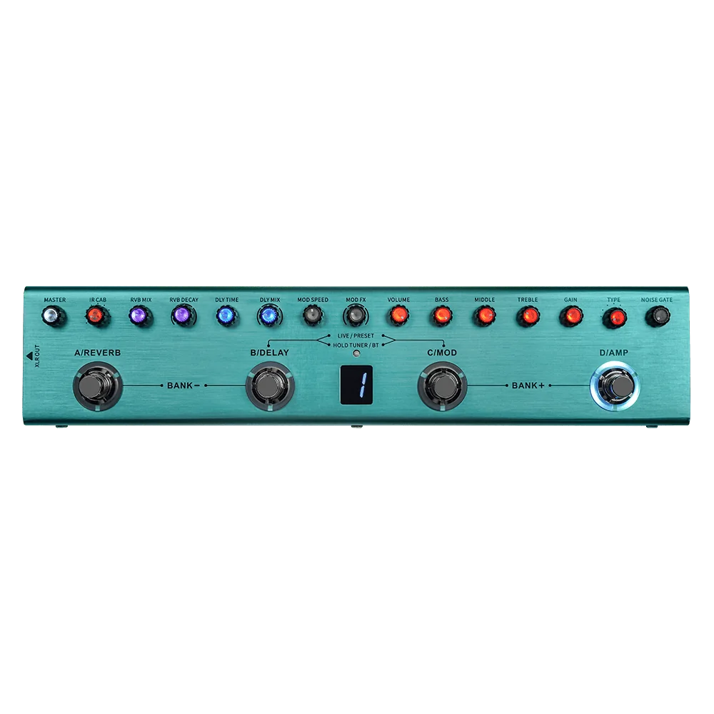 M-VAVE TANK-G multi-effects pedal front view