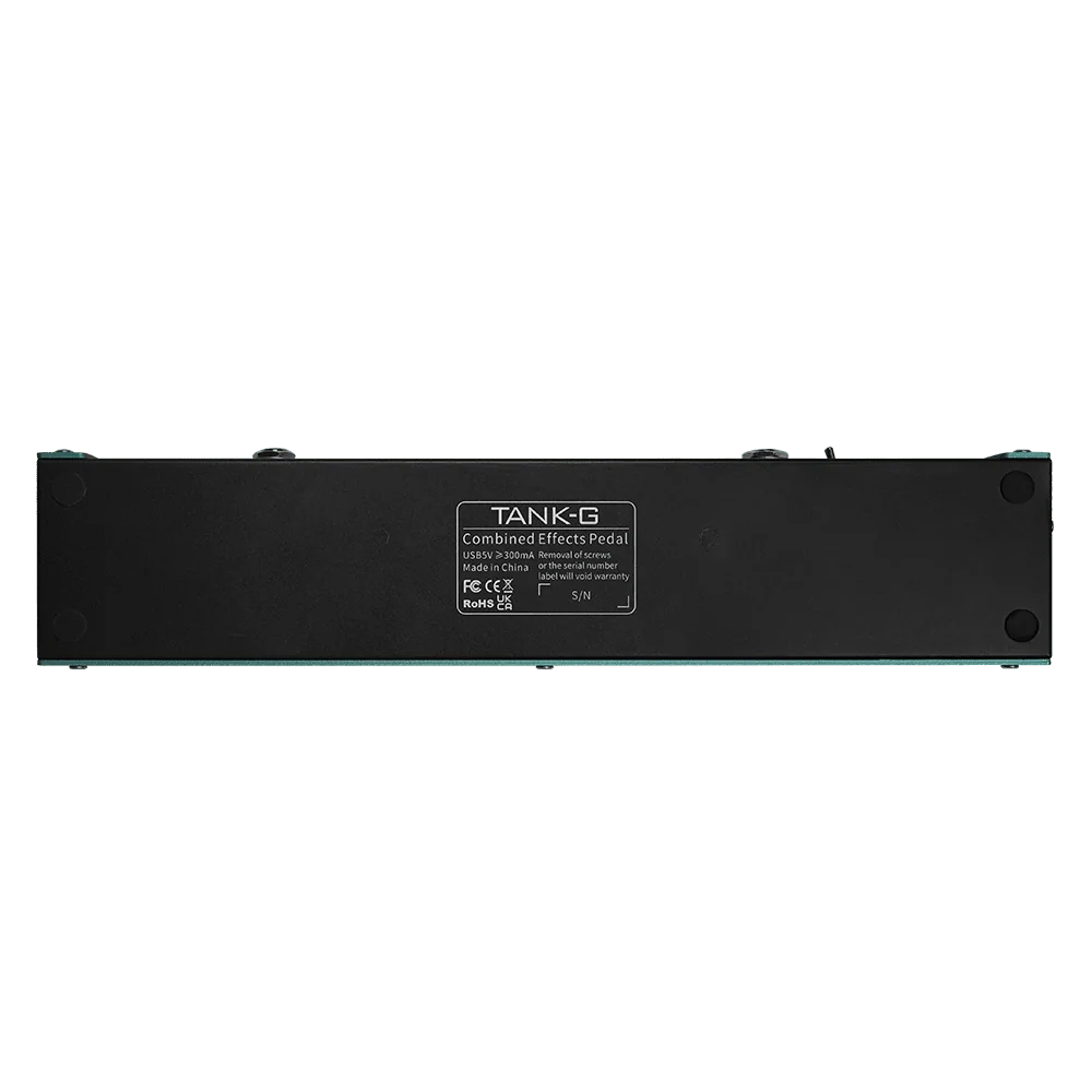 M-VAVE TANK-G multi-effects pedal side view